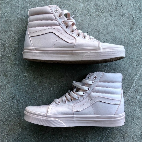 peach vans high top